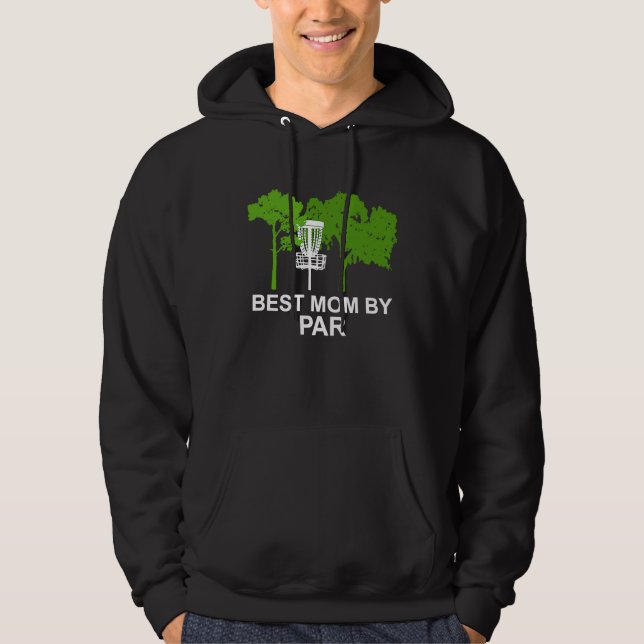 Disc Golf Frisbee   1 Hoodie (Front)
