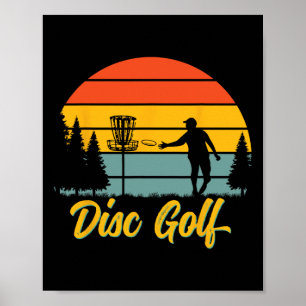 Disc Golf. Frisbee Breezy Easy Poster