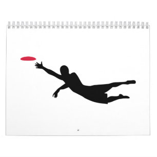 Disc golf frisbee calendar