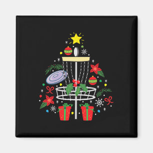 Disc Golf Frisbee Christmas Ornament Tree Funny Gi Magnet