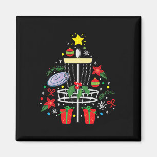 Disc Golf Frisbee Christmas Ornament Tree Funny Gi Magnet