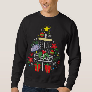 Disc Golf Frisbee Christmas Ornament Tree Funny Gi Sweatshirt