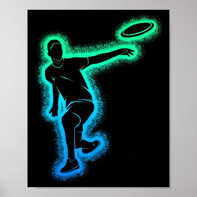 Disc Golf Frisbee Men Kids Boys _1  Poster (Front)