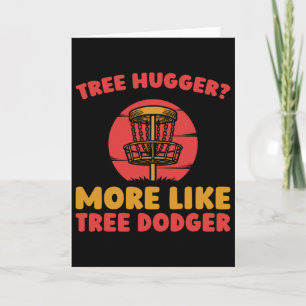 Disc Golf Frisbee Outdoor Sport - Tree Card