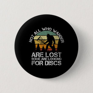 Disc Golf Funny Bigfoot Tee For Men Women Apparel 6 Cm Round Badge