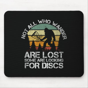 Disc Golf Funny Bigfoot Tee For Men Women Apparel Mouse Pad