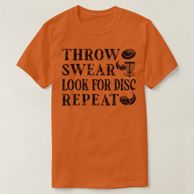 Disc Golf Funny Disc Golfer T-Shirt (Design Front)