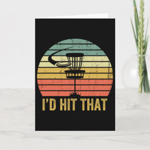 Disc Golf Funny Frisbee Sport Father's Day  Card