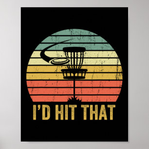 Disc Golf Funny Frisbee Sport Father's Day  Poster