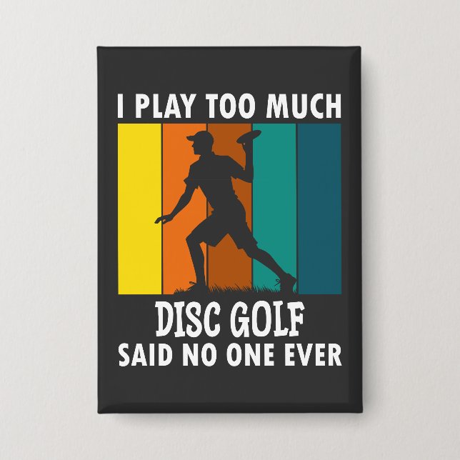 Disc Golf Funny Saying Retro Disc Golf (Front)