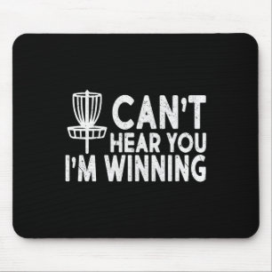Disc Golf Funny Winner Champion Design  Mouse Pad