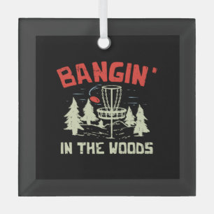 Disc Golf Glass Tree Decoration