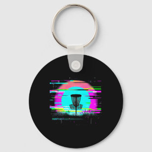 Disc Golf Glitch - Vintage Disc Golf Lover Key Ring