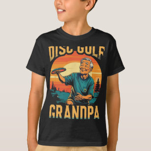Disc Golf Grandpa – Funny Retro Sports Design For T-Shirt