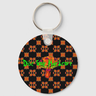 Disc Golf Hardcore Key Ring