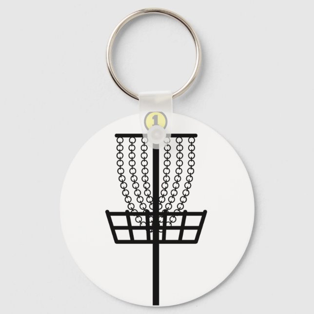 Disc Golf Hole Key Ring (Front)