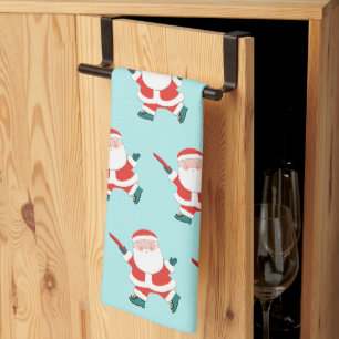 Disc Golf Holiday Decor Tea Towel