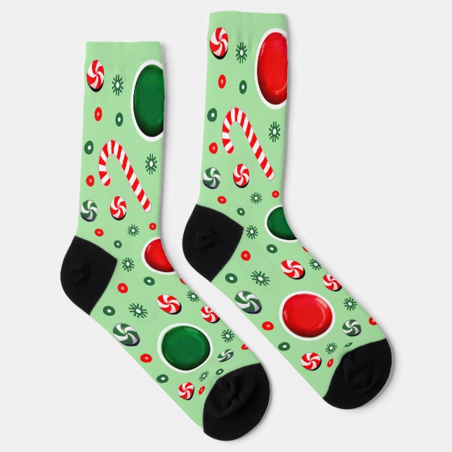 Disc Golf Holiday Gifts Socks (Right)