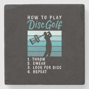 Disc Golf - How To Play Disc Golf Stone Coaster