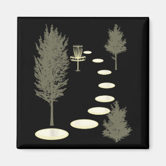 Disc Golf Into The Woods Disc Golf Funny Birthday Magnet