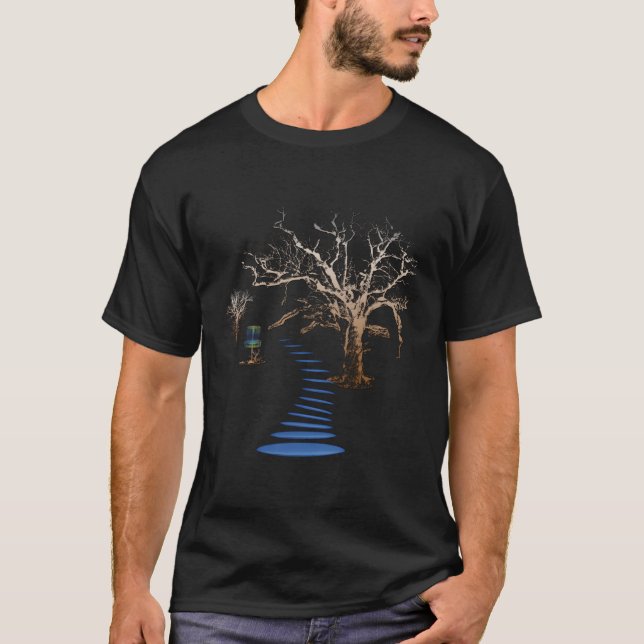 Disc Golf Into The Woods Ultimate T-Shirt (Front)