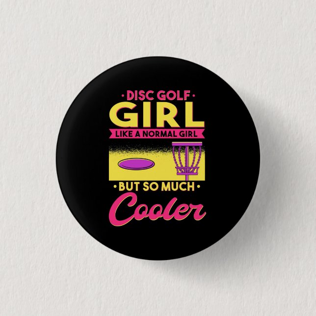 Disc Golf Is Cool 3 Cm Round Badge (Front)