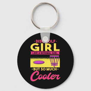Disc Golf Is Cool Key Ring