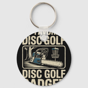 Disc Golf Joke My Favourite Disc Golf Gadget _2 Key Ring