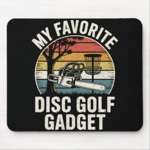 Disc Golf Joke My Favourite Disc Golf Gadget  Mouse Pad