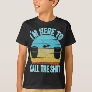 Disc Golf Kanjam I´m Here To Call The Shot Can Jam T-Shirt