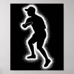 Disc Golf Kids Boys Men Disc Golfer Player Poster