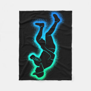Disc Golf Kids Men Boys Disc Golfer Player  Fleece Blanket
