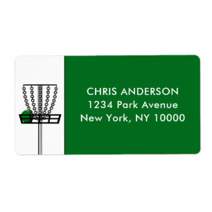 Disc Golf Label