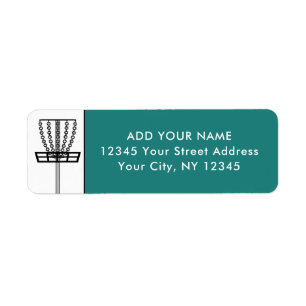 Disc Golf Label