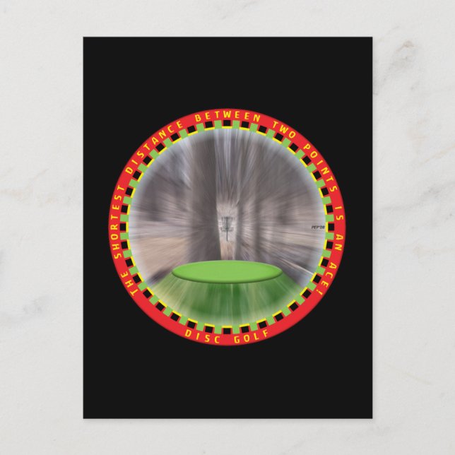 Disc Golf Logic #2 Postcard (Front)