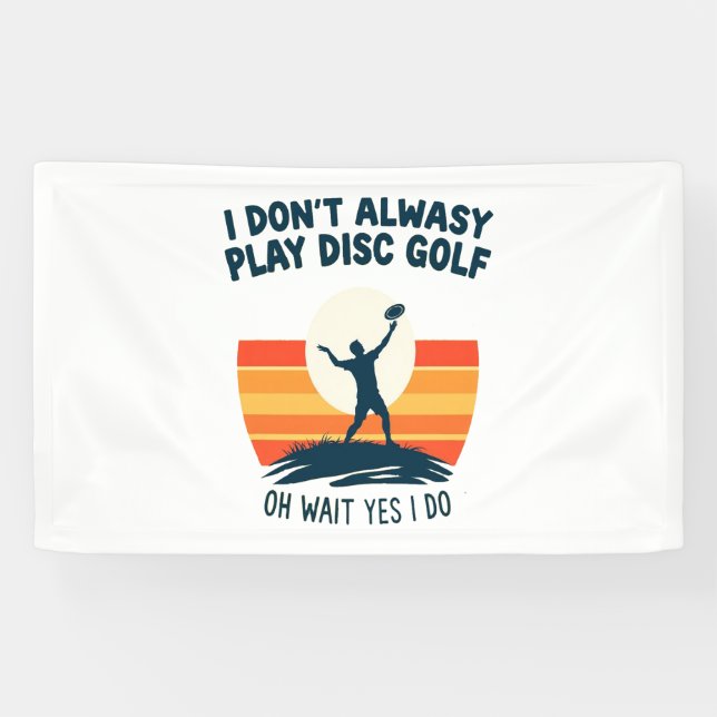 Disc Golf Lover T-Shirt Design Banner (Horizontal)