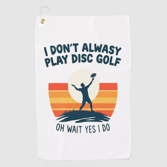 Disc Golf Lover T-Shirt Design Towel (Front)
