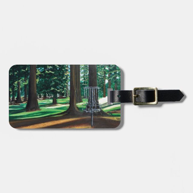 DISC GOLF LUGGAGE TAG (Front Horizontal)