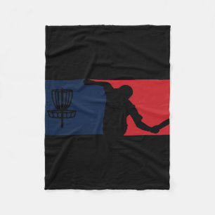 Disc Golf Major Style Logo Clothing Apparel  Fleece Blanket