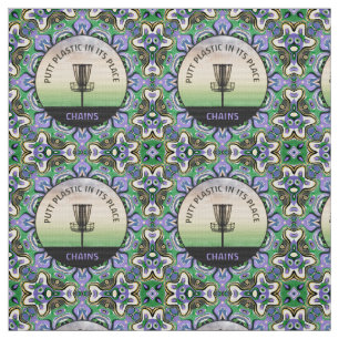 Disc Golf Mandala Fabric