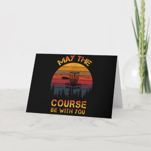 Disc Golf May The Course Be With You Frolf Card
