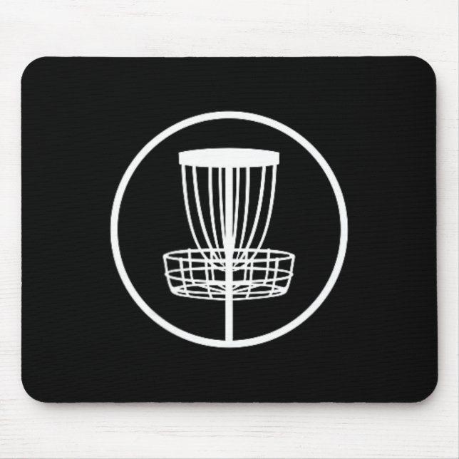 Disc Golf Men Disc Golf Sket Chest Logo  Mouse Pad (Front)