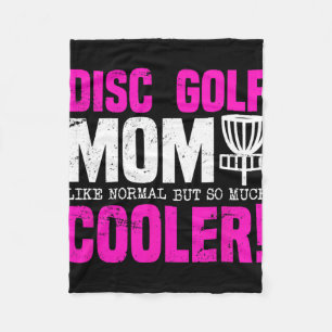 Disc Golf Mum Funny  Fleece Blanket