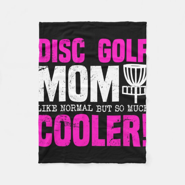 Disc Golf Mum Funny  Fleece Blanket (Front)