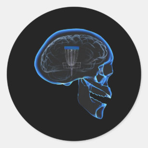 Disc Golf On My Mind' Funny Disc Golf T Shirt - Me Classic Round Sticker