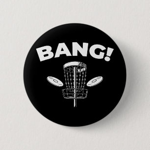 Disc Golf Outdoor Sport - Frisbee Golf _7  6 Cm Round Badge