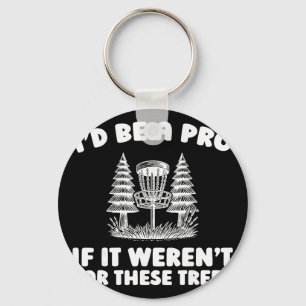 Disc Golf Outdoor Sport - Frisbee Tree Key Ring
