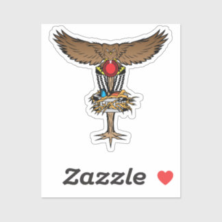 Disc golf owl basket discs funny