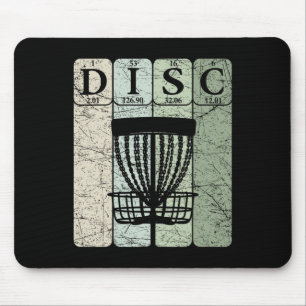Disc Golf Periodic Table Elements Frolf Player Vin Mouse Pad