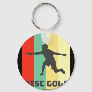 Disc Golf Player Disc Golf Sport Outdoor Recreatio Key Ring